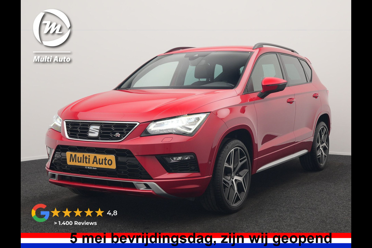 Seat Ateca 1.5 TSI FR DSG 150pk Dealer O.H. | Adaptive Cruise | Camera | Beats Audio | Alcantara Sportstoelen Verwarmd | 19"L.M | Apple Carplay | Sfeerverlichting | Keyless | Blis | Navigatie | DAB |
