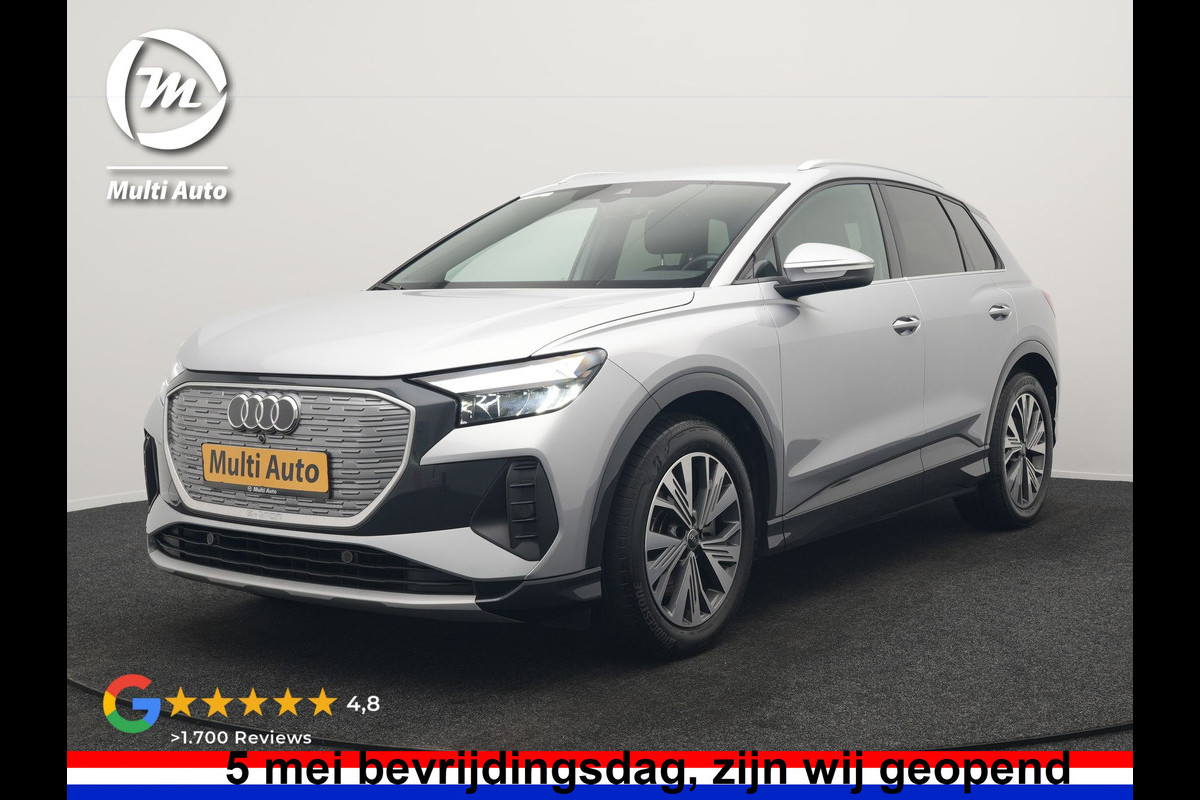 Audi Q4 e-tron 50 quattro Advanced edition 77 kWh 300pk Dealer O.H. | Apple Carplay | Voorstoelen Verwarmd | Navigatie Plus | 19"L.M | LED | Cruise Control | DAB | Virtual |