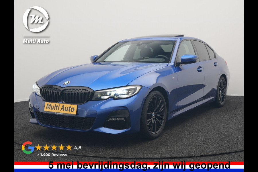 BMW 3 Serie 318i M Sport Shadow 156pk Dealer O.H | Panodak | Alcantara Sportstoelen Verwarmd | Camera & Parkassist | Keyless | Hifi Audio | Apple Carplay | 18"L.M | Sfeerverlichting |