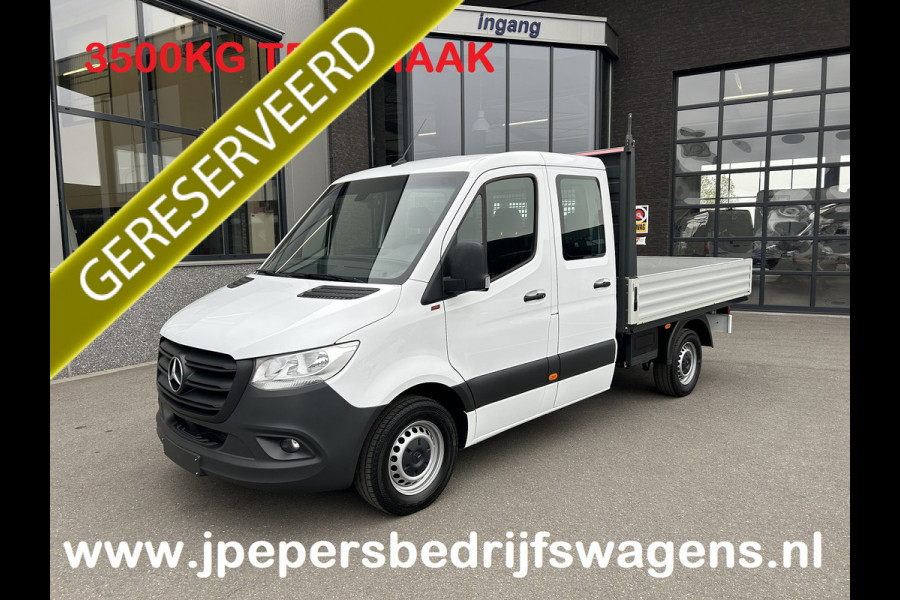 Mercedes-Benz Sprinter 317 CDI L2 D.C Open laadbak / 3500KG Trekhaak / Airco / Standkachel