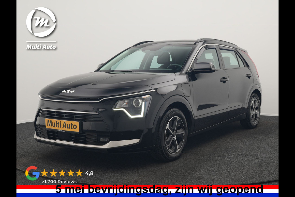 Kia Niro 1.6 GDi DynamicLine PHEV 182pk Dealer O.H. | Trekhaak Afn. | Adaptive Cruise | Camera | Sportstoelen & Stuur Verwarmd | Keyless | Blis | Apple Carplay | Sfeerverlichting | Navigatie | Virtual | DAB | Plug In Hybrid |