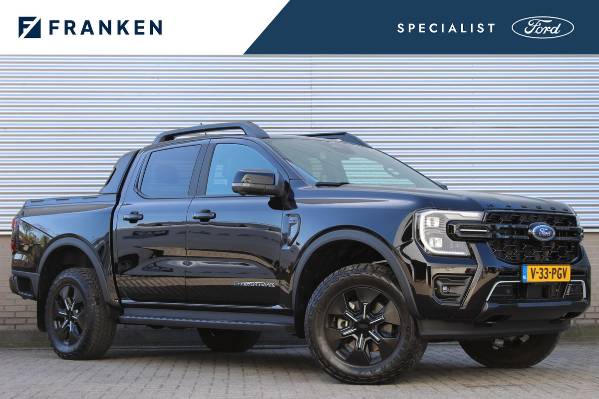 Ford Ranger 2.3 Double Cab PHEV Stormtrak Zwart | Matrix | B&O | Leder | Elektr. rollo | Full