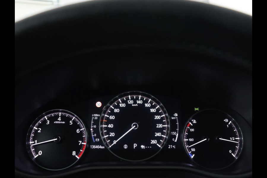 Mazda CX-30 2.0 e-SkyActiv-X M Hybrid Luxury | Leder | Trekhaak | Stoelverwarming | 360 Camera | Head-Up | Carplay | Bose Sound | Stuurverwarming | Navigatie | Keyless | Climate control