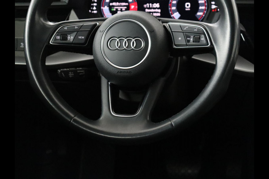 Audi A3 30 TFSI Advanced edition | Sportstoelen | Carplay | Virtual Cockpit | Climate control | Full LED | Navigatie | Cruise control | Parkeerhulp | Bluetooth