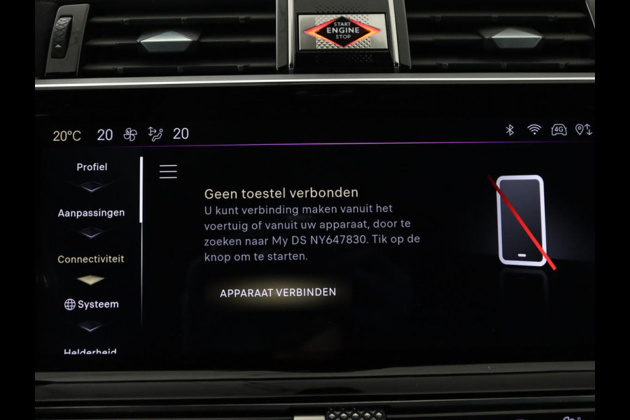 DS 7 Crossback E-Tense Black Line | SOH 94,5% | Alcantara | Trekhaak | Memory | Carplay | Navigatie | Camera | Digital Cockpit | Elektrische stoelen | Bluetooth | Full LED | PHEV | Plug In