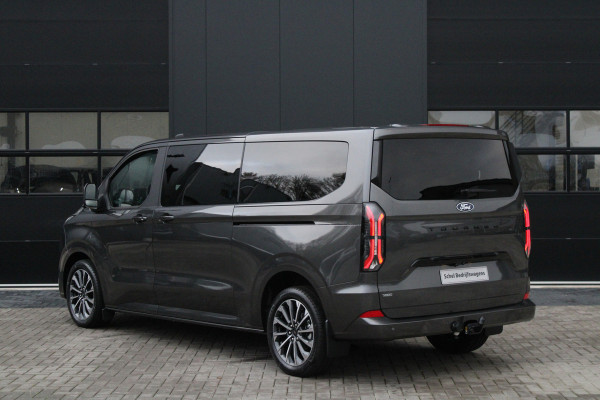 Ford Tourneo Custom 340 2.5 PHEV L2H1 Titanium X 232pk | 2x Schuifdeur | ACC | 360 camera | Leder | Navi | Verwarmd stuurwiel | 19" LM velgen