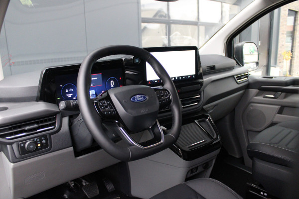 Ford Tourneo Custom 340 2.5 PHEV L2H1 Titanium X 232pk | 2x Schuifdeur | ACC | 360 camera | Leder | Navi | Verwarmd stuurwiel | 19" LM velgen