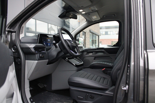 Ford Tourneo Custom 340 2.5 PHEV L2H1 Titanium X 232pk | 2x Schuifdeur | ACC | 360 camera | Leder | Navi | Verwarmd stuurwiel | 19" LM velgen