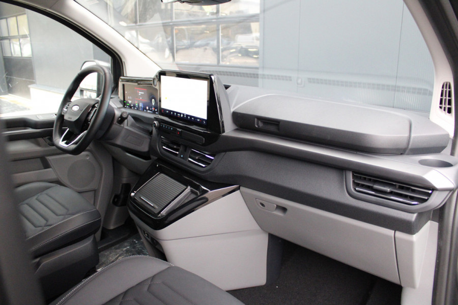Ford Tourneo Custom 340 2.5 PHEV L2H1 Titanium X 232pk | 2x Schuifdeur | ACC | 360 camera | Leder | Navi | Verwarmd stuurwiel | 19" LM velgen