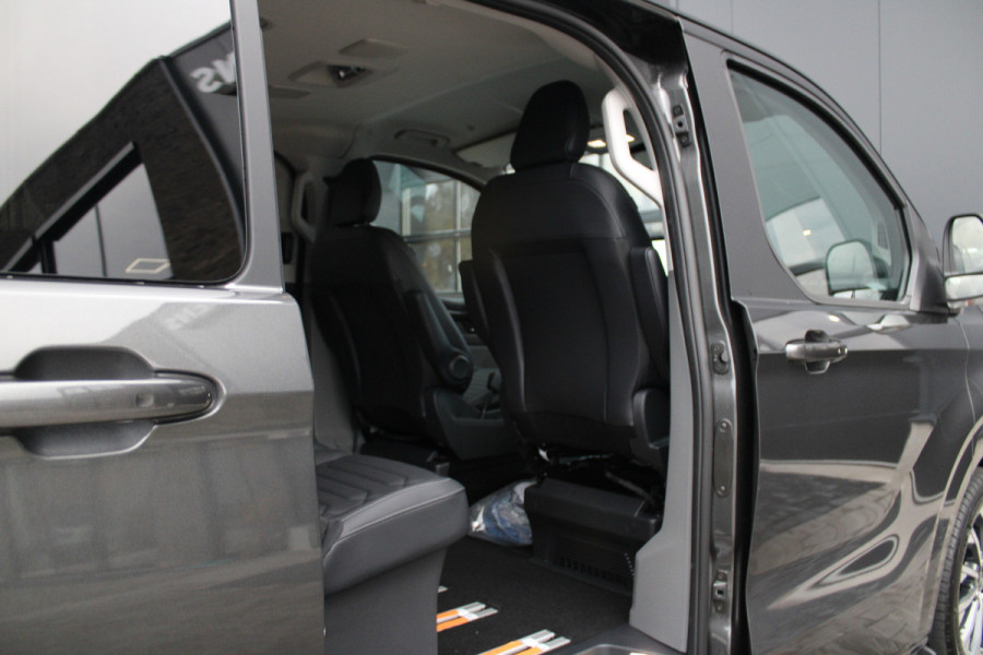 Ford Tourneo Custom 340 2.5 PHEV L2H1 Titanium X 232pk | 2x Schuifdeur | ACC | 360 camera | Leder | Navi | Verwarmd stuurwiel | 19" LM velgen