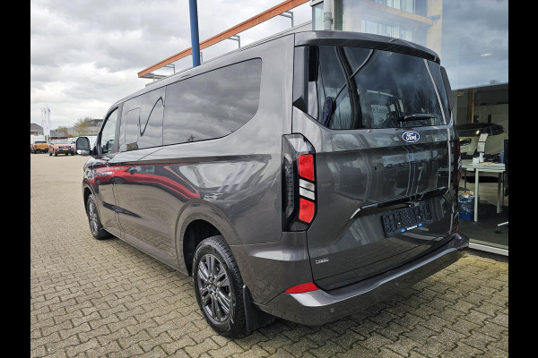 Ford Transit Custom Tourneo 340 2.5 PHEV L2H1 Titanium 233pk | 9pers | Vol Leder | Wegklapbare Trekhaak | Stuurverwarming | Prijs is incl. BTW BPM | Verlengde Fabrieksgarantie tot 05-2029