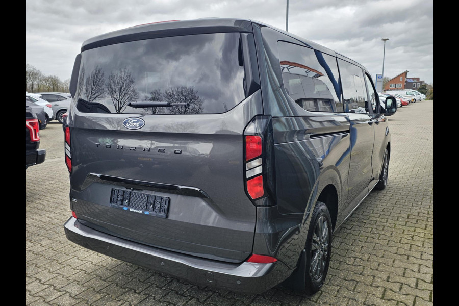 Ford Transit Custom Tourneo 340 2.5 PHEV L2H1 Titanium 233pk | 9pers | Vol Leder | Wegklapbare Trekhaak | Stuurverwarming | Prijs is incl. BTW BPM | Verlengde Fabrieksgarantie tot 05-2029
