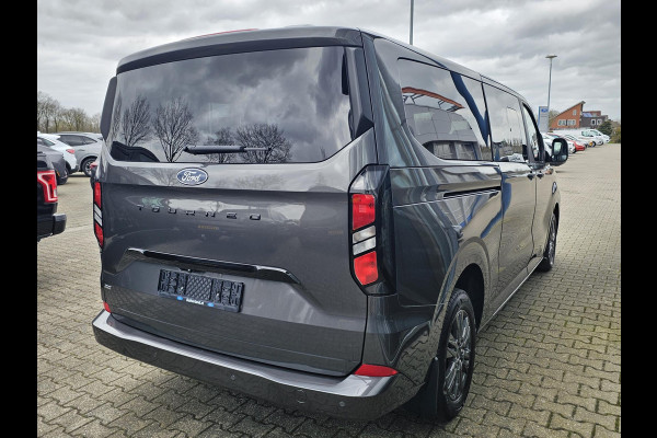 Ford Transit Custom Tourneo 340 2.5 PHEV L2H1 Titanium 233pk | 9pers | Vol Leder | Wegklapbare Trekhaak | Stuurverwarming | Prijs is incl. BTW BPM | Verlengde Fabrieksgarantie tot 05-2029