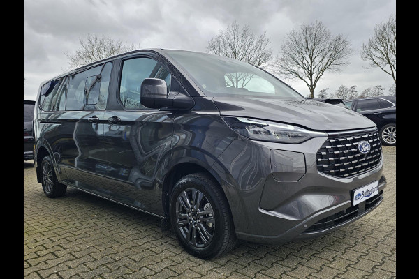 Ford Transit Custom Tourneo 340 2.5 PHEV L2H1 Titanium 233pk | 9pers | Vol Leder | Wegklapbare Trekhaak | Stuurverwarming | Prijs is incl. BTW BPM | Verlengde Fabrieksgarantie tot 05-2029