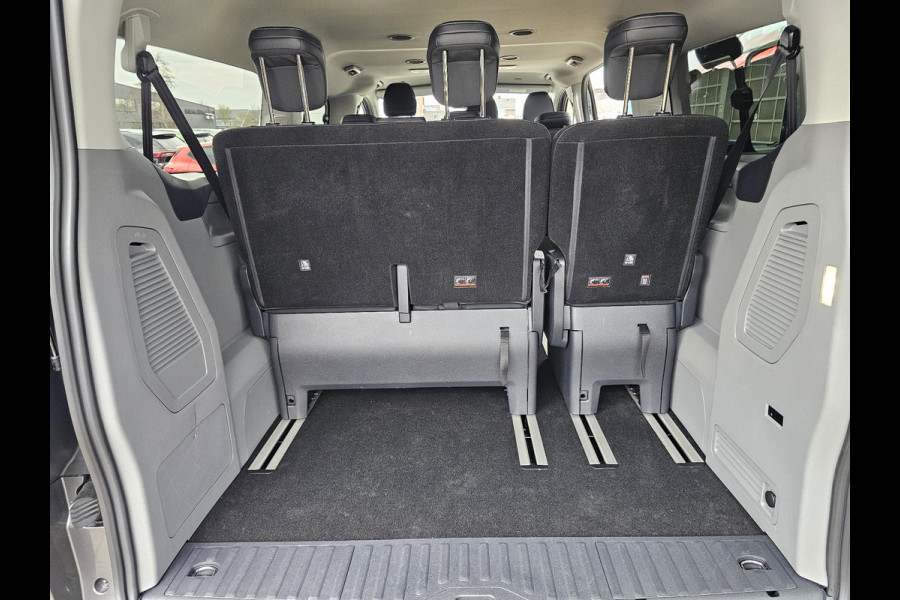 Ford Transit Custom Tourneo 340 2.5 PHEV L2H1 Titanium 233pk | 9pers | Vol Leder | Wegklapbare Trekhaak | Stuurverwarming | Prijs is incl. BTW BPM | Verlengde Fabrieksgarantie tot 05-2029