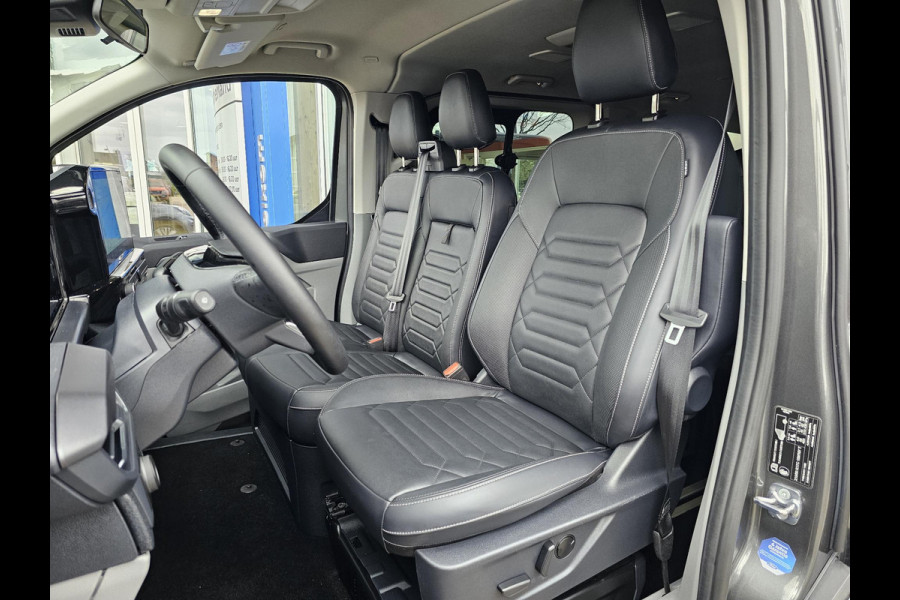 Ford Transit Custom Tourneo 340 2.5 PHEV L2H1 Titanium 233pk | 9pers | Vol Leder | Wegklapbare Trekhaak | Stuurverwarming | Prijs is incl. BTW BPM | Verlengde Fabrieksgarantie tot 05-2029