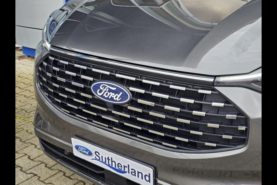 Ford Transit Custom Tourneo 340 2.5 PHEV L2H1 Titanium 233pk | 9pers | Vol Leder | Wegklapbare Trekhaak | Stuurverwarming | Prijs is incl. BTW BPM | Verlengde Fabrieksgarantie tot 05-2029