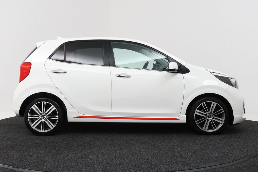 Kia Picanto 1.0 T-GDI GT-Line (NAVIGATIE, CARPLAY, CAMERA, CLIMA, STOEL-/STUURVERWARMING, LEDER, XENON)