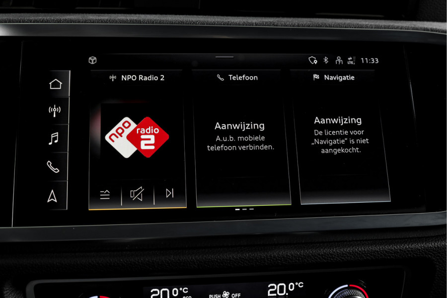 Audi Q3 Sportback 35 TFSI 150 PK S Edition S-Line | Dig. Cockpit | Adapt. Cruise | Stoelverw. | PDC | Camera | App. Connect | ECC | Elek. Klep | Afn. Trekhaak | LM 20"  |