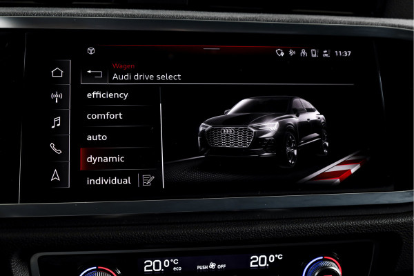 Audi Q3 Sportback 35 TFSI 150 PK S Edition S-Line | Dig. Cockpit | Adapt. Cruise | Stoelverw. | PDC | Camera | App. Connect | ECC | Elek. Klep | Afn. Trekhaak | LM 20"  |