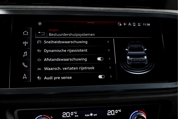 Audi Q3 Sportback 35 TFSI 150 PK S Edition S-Line | Dig. Cockpit | Adapt. Cruise | Stoelverw. | PDC | Camera | App. Connect | ECC | Elek. Klep | Afn. Trekhaak | LM 20"  |