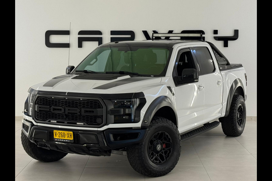 Ford USA Raptor 3.5 V6 Ecoboost SuperCrew F150 450pk NL-auto Lightbar Go Rhino Backflip Uitlaatklep