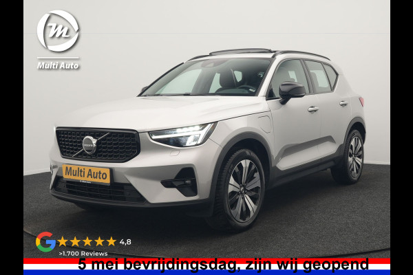 Volvo XC40 T5 Ultimate Dark PHEV 262pk Dealer O.H. | Trekhaak Af Fabriek | Panodak | Camera | Harman / Kardon | Alcantara Sportstoelen Memory & Verwarmd | Apple Carplay | Navigatie | Stuur Verwarmd | Keyless | DAB | Virtual | 19"L.M |