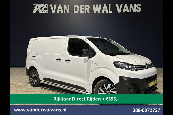Citroën Jumpy 2.0 BlueHDI 123pk L2H1 *Rijklaar* Euro6 Airco | 2500kg Trekhaak | LM velgen | Sidebars | Parkeersensoren | Cruisecontrol Bijrijdersbank