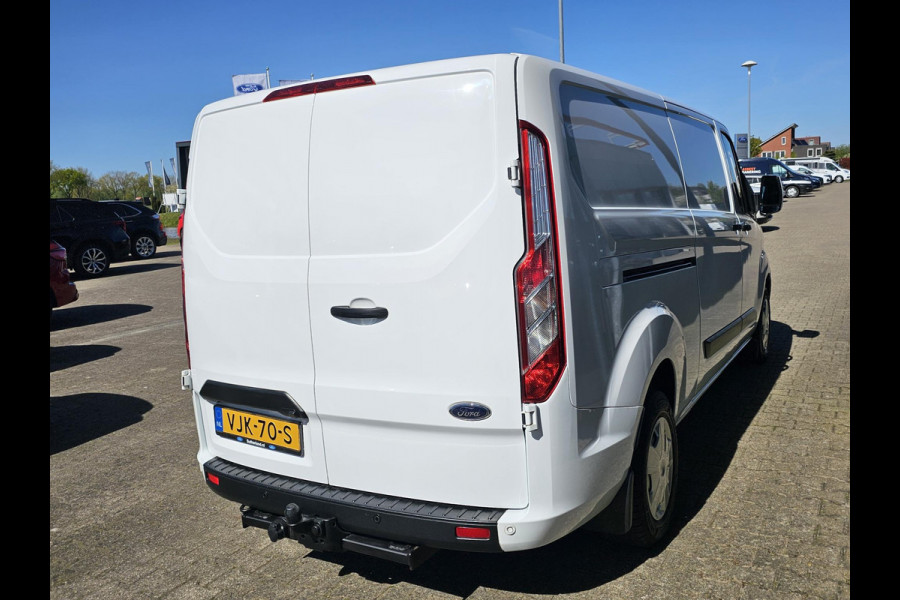 Ford Transit Custom 300 2.0 TDCI L2H1 Trend Trekhaak | Ingerichte laadruimte met omvormer | Camera | Cruise control | Lane assist | Nette auto!