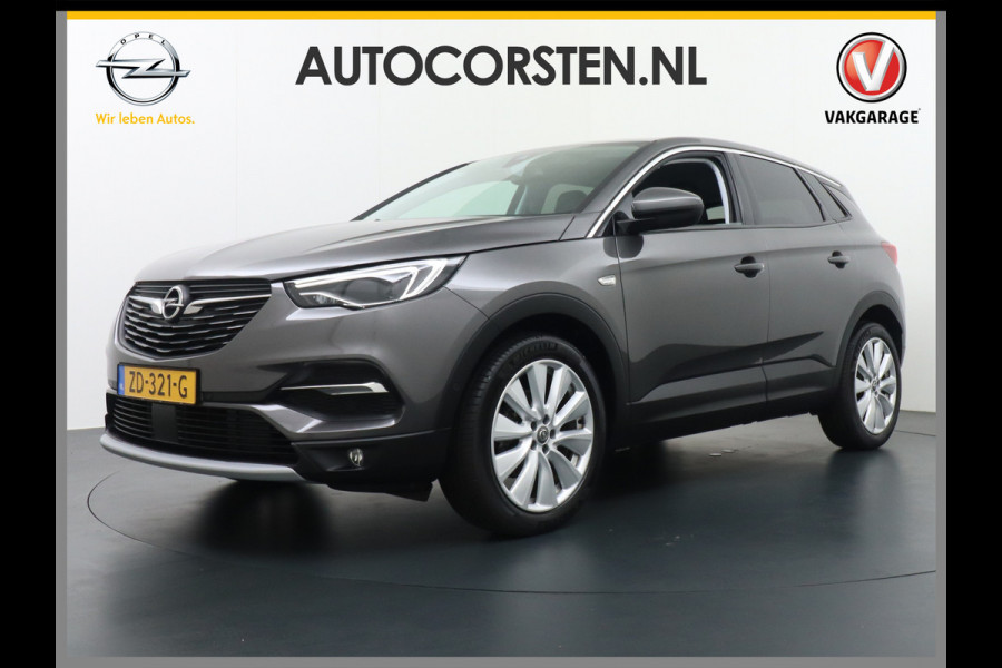 Opel Grandland X T131PK Apple Carplay Android Auto Camera PDC Navi AGR Keyless 19" DAB+ ECC Bluetooth 1/2 Leer Privacy Glas LMVRegen-Licht Sensor Isofix 100% Dealer Onderhouden Business Executive Orig.NLse auto