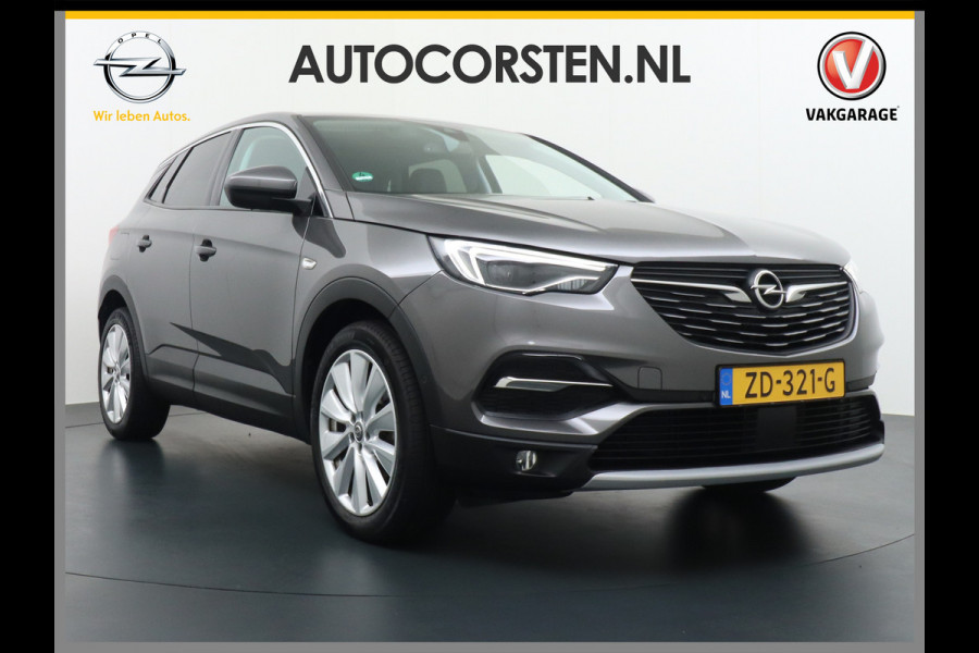 Opel Grandland X T131PK Apple Carplay Android Auto Camera PDC Navi AGR Keyless 19" DAB+ ECC Bluetooth 1/2 Leer Privacy Glas LMVRegen-Licht Sensor Isofix 100% Dealer Onderhouden Business Executive Orig.NLse auto