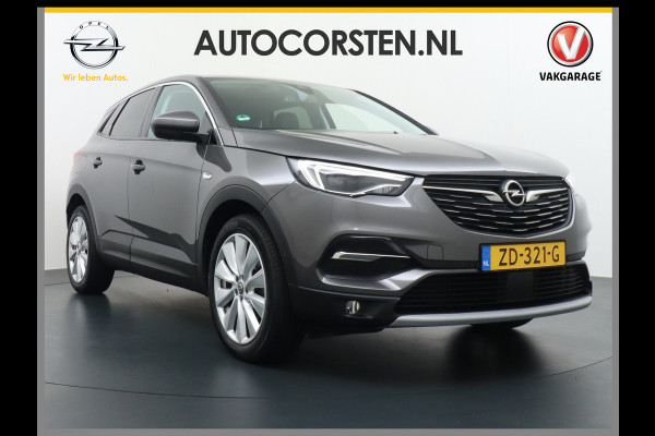 Opel Grandland X T131PK Apple Carplay Android Auto Camera PDC Navi AGR Keyless 19" DAB+ ECC Bluetooth 1/2 Leer Privacy Glas LMVRegen-Licht Sensor Isofix 100% Dealer Onderhouden Business Executive Orig.NLse auto