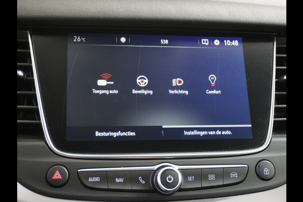 Opel Grandland X T131PK Apple Carplay Android Auto Camera PDC Navi AGR Keyless 19" DAB+ ECC Bluetooth 1/2 Leer Privacy Glas LMVRegen-Licht Sensor Isofix 100% Dealer Onderhouden Business Executive Orig.NLse auto