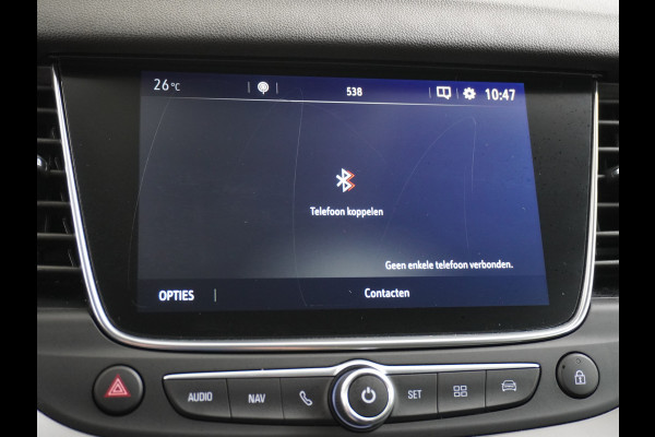 Opel Grandland X T131PK Apple Carplay Android Auto Camera PDC Navi AGR Keyless 19" DAB+ ECC Bluetooth 1/2 Leer Privacy Glas LMVRegen-Licht Sensor Isofix 100% Dealer Onderhouden Business Executive Orig.NLse auto