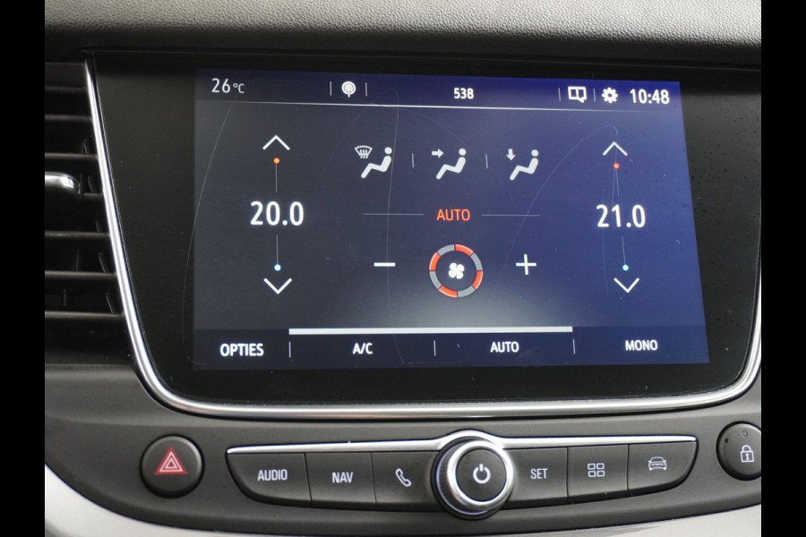 Opel Grandland X T131PK Apple Carplay Android Auto Camera PDC Navi AGR Keyless 19" DAB+ ECC Bluetooth 1/2 Leer Privacy Glas LMVRegen-Licht Sensor Isofix 100% Dealer Onderhouden Business Executive Orig.NLse auto