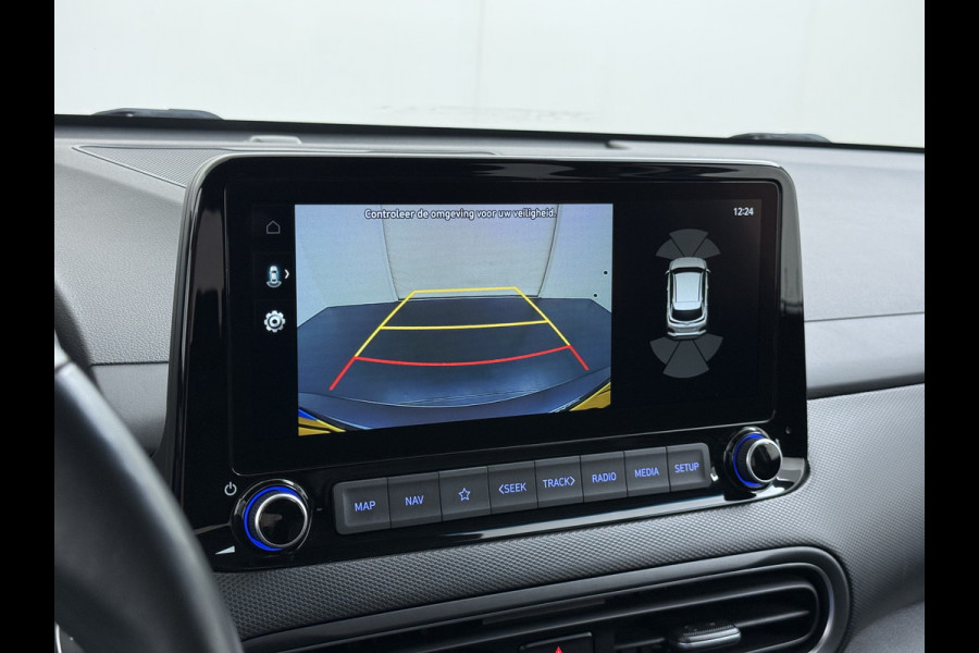 Hyundai Kona 1.6GDI HEV Hybride Premium Adap.Cruise Leder+Verwarming+Ventilatie Head-Up Display Camera Apple Carplay Android Auto Navi Ecc Pd Keyless Blind-Spot Lane Assist Achterbank+Stuur verwarming Krell®-Audio Isofix DAB Lmv 18" Dealeronderhouden 1e Eigenaar Origineel Nederlandse Auto