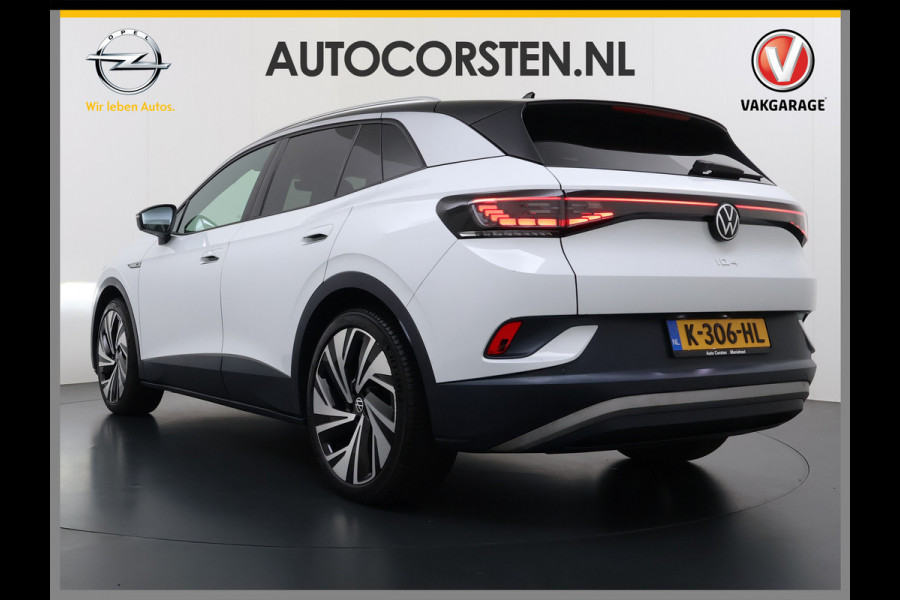 Volkswagen ID.4 Max 82kWh Warmtepomp Panoramadak Ergo-Comfort Stoelen+Memory Adap.Cruise Navi 3-Zone Ecc 360°Camera Apple Carplay Android Auto P Lmv 21" Stoel+Stuurverwarming Elek.Achterklep Privacy Glas Matrix Led Isofix DAB Origineel Nederlandse Auto Dealeronderhouden