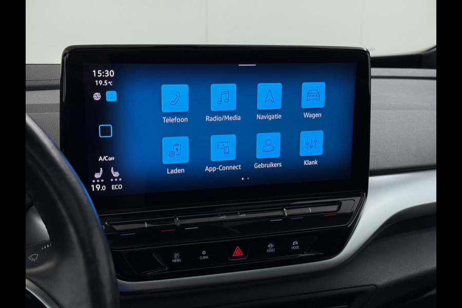 Volkswagen ID.4 Max 82kWh Warmtepomp Panoramadak Ergo-Comfort Stoelen+Memory Adap.Cruise Navi 3-Zone Ecc 360°Camera Apple Carplay Android Auto P Lmv 21" Stoel+Stuurverwarming Elek.Achterklep Privacy Glas Matrix Led Isofix DAB Origineel Nederlandse Auto Dealeronderhouden