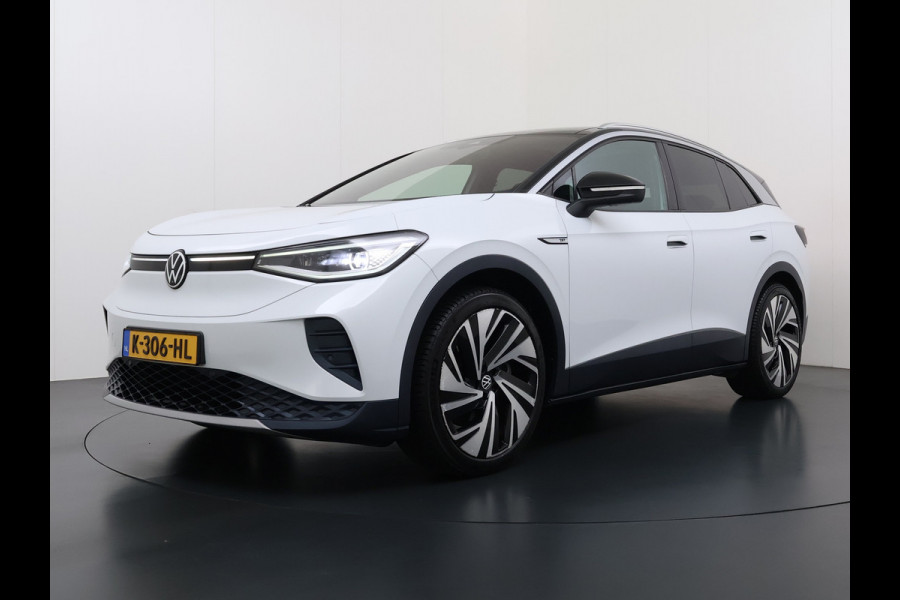 Volkswagen ID.4 Max 82kWh Warmtepomp Panoramadak Ergo-Comfort Stoelen+Memory Adap.Cruise Navi 3-Zone Ecc 360°Camera Apple Carplay Android Auto P Lmv 21" Stoel+Stuurverwarming Elek.Achterklep Privacy Glas Matrix Led Isofix DAB Origineel Nederlandse Auto Dealeronderhouden