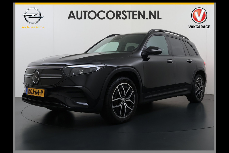 Mercedes-Benz EQB 250 AMG Line 7-Persoons Leder Panoramadak SOH 95% Adap.Cruise Navi Camera Stoelverwarming Pdc Night-pakket Elek.Achterklep Lmv 19" Privacy Glas Led DAB