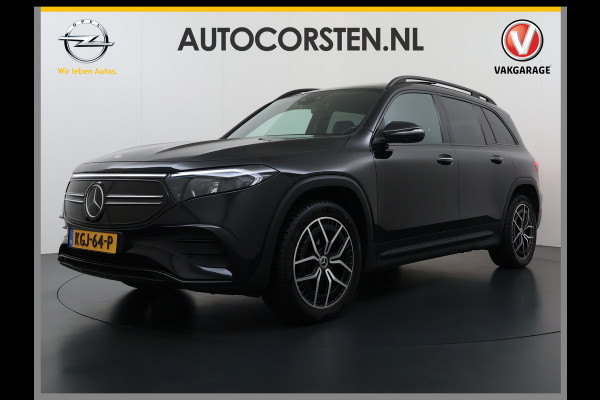 Mercedes-Benz EQB 250 AMG Line 7-Persoons Leder Panoramadak SOH 95% Adap.Cruise Navi Camera Stoelverwarming Pdc Night-pakket Elek.Achterklep Lmv 19" Privacy Glas Led DAB