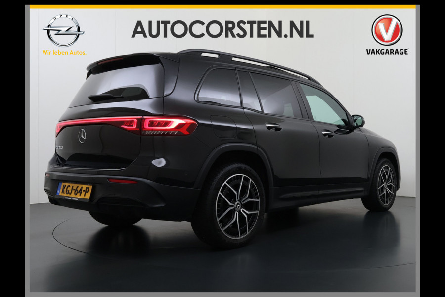 Mercedes-Benz EQB 250 AMG Line 7-Persoons Leder Panoramadak SOH 95% Adap.Cruise Navi Camera Stoelverwarming Pdc Night-pakket Elek.Achterklep Lmv 19" Privacy Glas Led DAB
