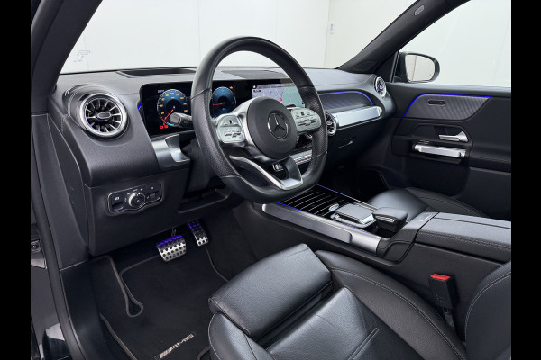 Mercedes-Benz EQB 250 AMG Line 7-Persoons Leder Panoramadak SOH 95% Adap.Cruise Navi Camera Stoelverwarming Pdc Night-pakket Elek.Achterklep Lmv 19" Privacy Glas Led DAB
