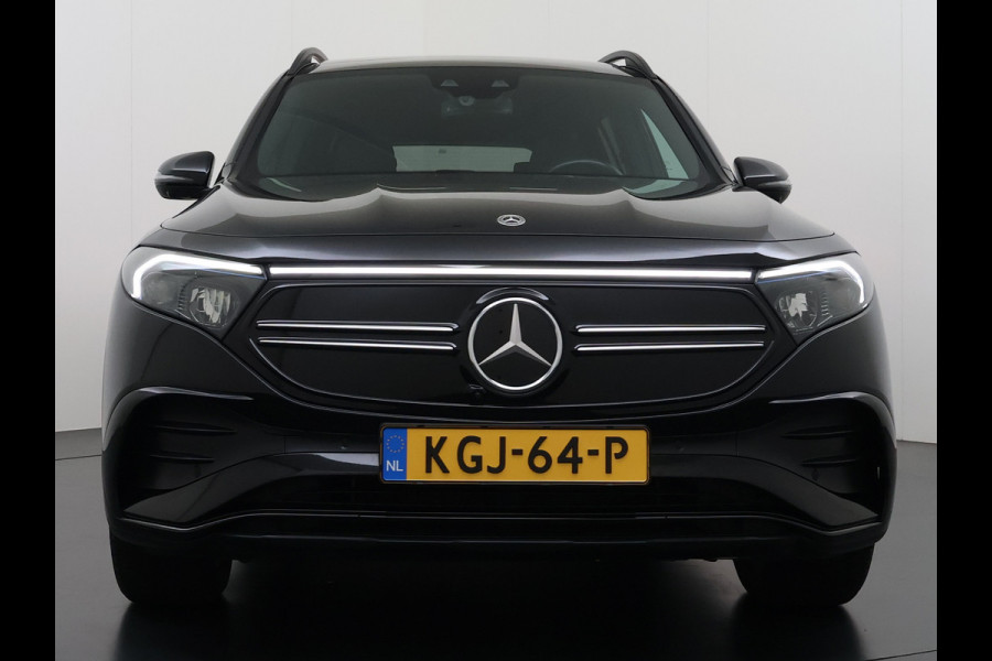 Mercedes-Benz EQB 250 AMG Line 7-Persoons Leder Panoramadak SOH 95% Adap.Cruise Navi Camera Stoelverwarming Pdc Night-pakket Elek.Achterklep Lmv 19" Privacy Glas Led DAB