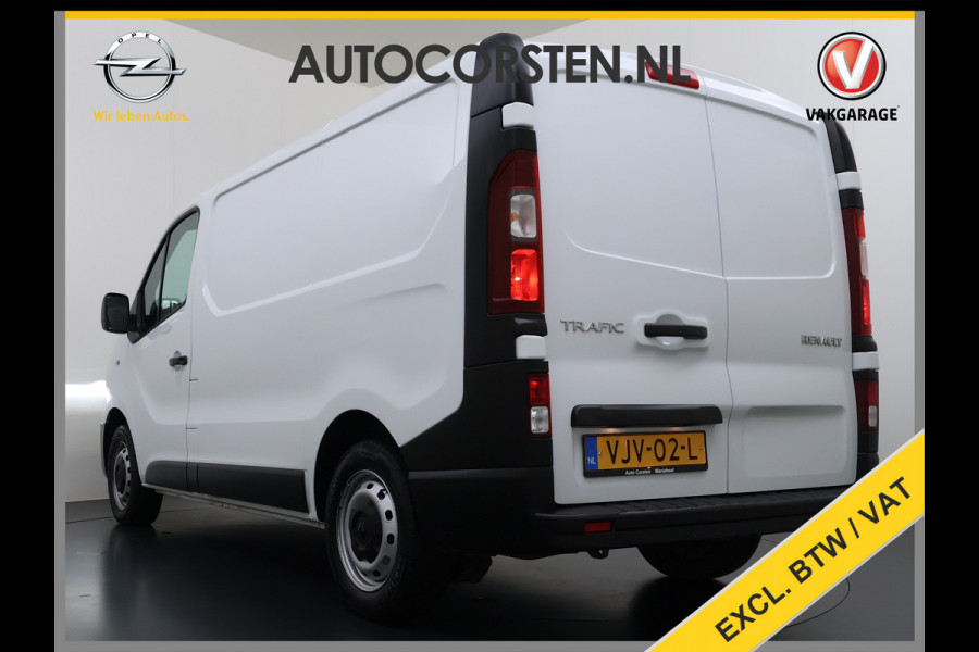 Renault Trafic 2.0dCi 120PK T29 L1H1 3-Persoons Navi Euro 6 Apple Carplay Android Auto Cruise Control Pdc Comfort Betonplex Vloer Wandbetimmering Schuifdeur Led Origineel Nederlandse Bus