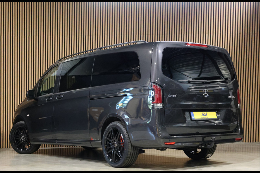 Mercedes-Benz Vito 119 CDI DC L3 XL | AMG | L+R Schuifdeur | Dubbel cabine | Navigatie | CarPlay | Camera | Lederen bekleding | Stoelverwarming | 2500 kg trekgewicht | Trekhaak | Multibeam Led | PDC V+A