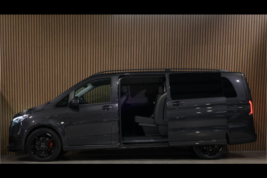 Mercedes-Benz Vito 119 CDI DC L3 XL | AMG | L+R Schuifdeur | Dubbel cabine | Navigatie | CarPlay | Camera | Lederen bekleding | Stoelverwarming | 2500 kg trekgewicht | Trekhaak | Multibeam Led | PDC V+A
