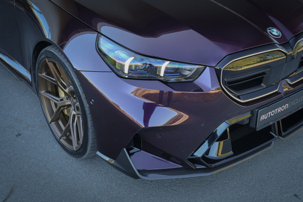 BMW M5-serie Touring M5 TOURING | AKRAPOVIC | VOSSEN VELGEN | KERAMISCH | FULL KLEUREN PPF | FULL CARBON EXTERIEUR M PERFORMANCE | 360 CAMERA | ACC |