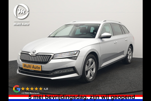 Škoda Superb Combi 1.4 TSI iV Business Edition PHEV 218pk Dealer O.H. | Adaptive Cruise | Camera | Voorstoelen Verwarmd | Apple Carplay | Crystal LED | Navigatie | Virtual Cockpit | DAB |