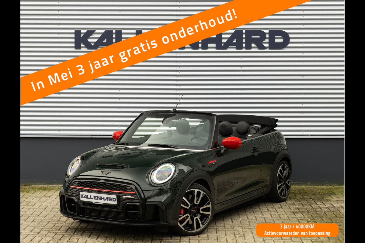 MINI Cabrio 2.0 John Cooper Works - Camera - Harman Kardon -Yours Leder - Head-Up - JCW
